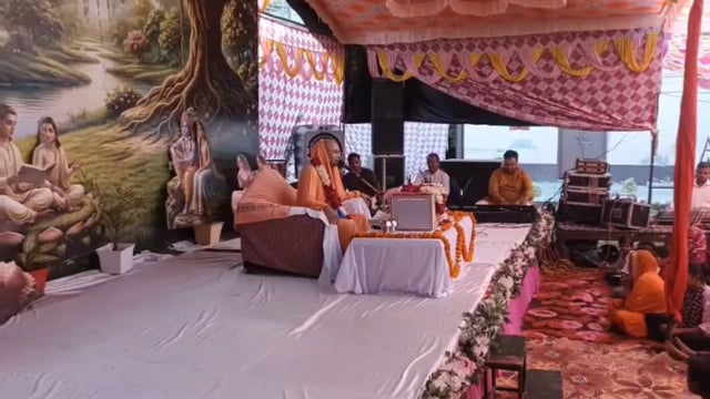 कंडेला में श्रीमद्भागवत कथामृत  पूज्य गुरु जी कृष्णतत्त्ववेत्ता श्री तेजस्वी दास जी (संस्थापक अध्यक्ष GBPS ट्रस्ट वृंदावन