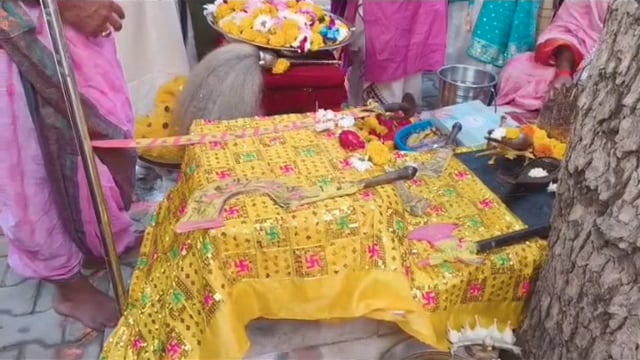 मां कात्यायनी मंदिर में धूमधाम से मनाया गया विजयादशमी महापर्व