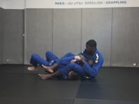 Armbar ventre au sol - kimura trap