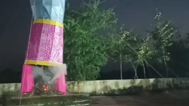 बहसूमा के रामकटोरी मैदान में रावण दहन एवं बुराई पर अच्छाई की विजय ,विजय दशमी दशहरा