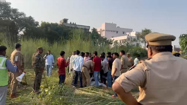 लखनऊ: छंदुयिया गांव में LDA पर जबरन जमीन कब्जाने का