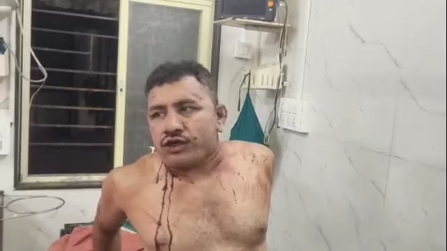 लातूर मध्ये पत्रकारांवर हल्ला,पत्रकार मनिष हजारे जखमी
