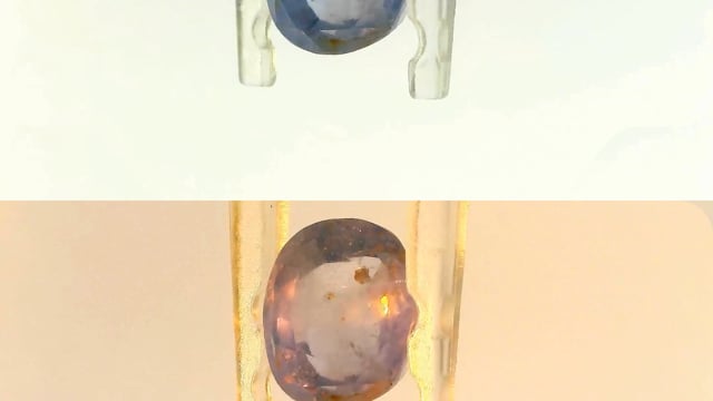 Srilankan Colour-Change Sapphire 3.85 Carat — video