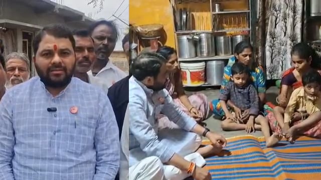 शिरूर अनंतपाळ तालुक्यातील आत्महत्या ग्रस्त दत्तात्रय कुंभार यांच्या कुटुंबियांची रविकांत तुपकर यांनी घेतली भेट