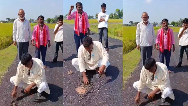 सिद्धार्थनगर में 96.96 लाख की सड़क 20 दिन में उखड़ने का आरोप, DM ने जांच टीम गठित की