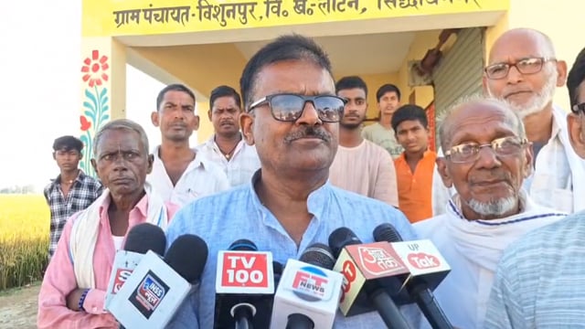 सिद्धार्थनगर में 96.96 लाख की सड़क 20 दिन में उखड़ने का आरोप, DM ने जांच टीम गठित की
