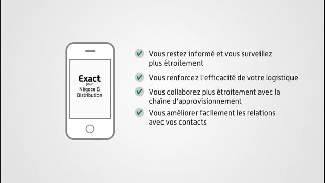 Exact pour Commerce & Négoce - Vidéo 1