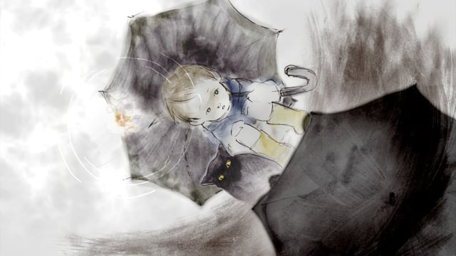 赤い魚 （金原 里紗）/ rain and fish (Risa KIMPARA)