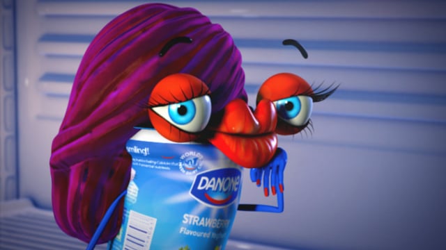 DANONE DANCING TUBS - 3D Animated TV Commercial