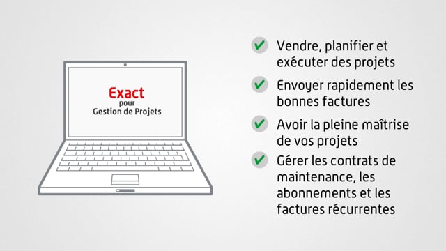 Exact pour Gestion de projets - Vidéo 1