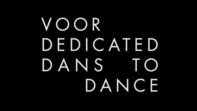 trailer VOOR DE DANS - DEDICATED TO DANCE een film van Peter Delpeut
