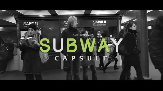 ⁣Subway capsule