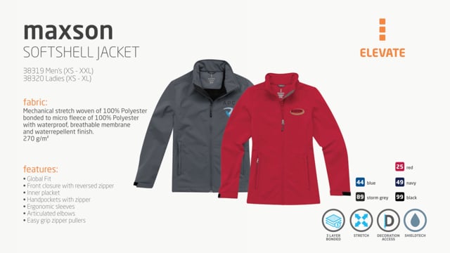 Video av Maxson softshelljacka dam