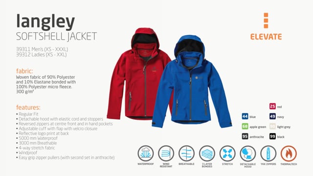 Video av Langley softshelljacka dam