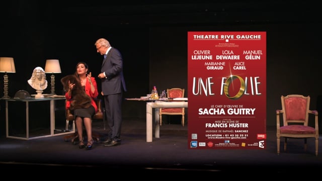 UNE FOLIE
Une comédie de Sacha GUITRY, mise en scène de Francis HUSTER.
Avec Olivier LEJEUNE,...