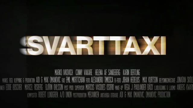 Svarttaxi / Illegal Taxi - Trailer Eng Sub