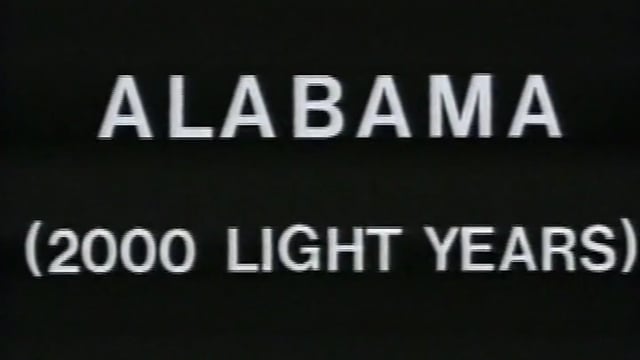 Alabama: 2000 Light Years from Home