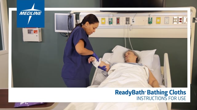 Product video: ReadyBath Cleansing Washcloths, Standard Weight
