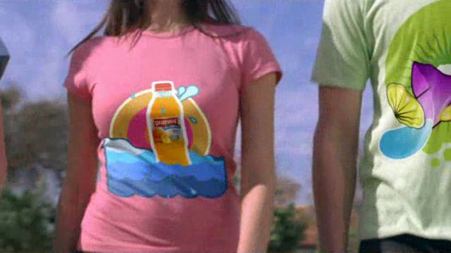 Cool Animation on Tshirt - Creative TV Commercial - Granini
