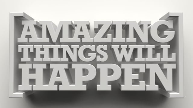 Conan O'Brien Kinetic Typography Animation