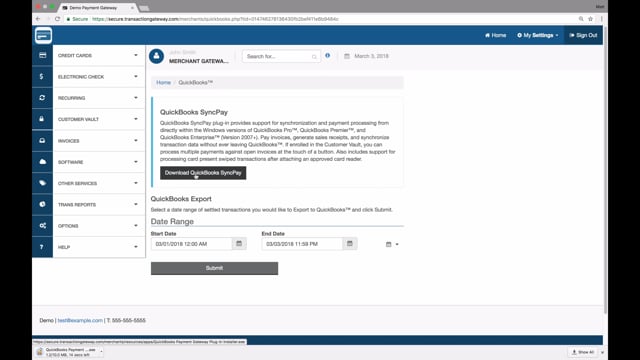 QuickBooks Sync