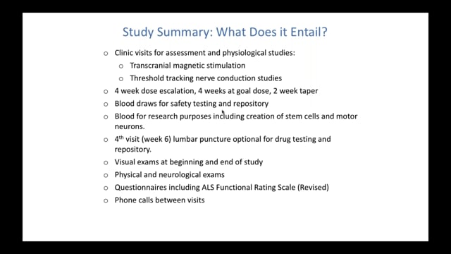 Retigabine Clinical Trial Update & Discussion with ALS Patient and Advocate Stephen Winthrop Screen Grab