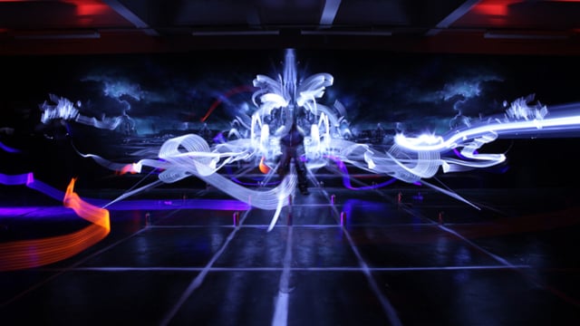 Tron Legacy : Aerosol Time lapse Mural Painting