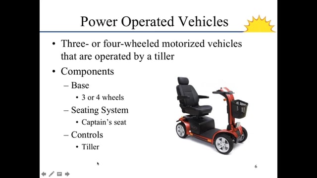 Power Wheelchairs - The Basics and Beyond Screen Grab