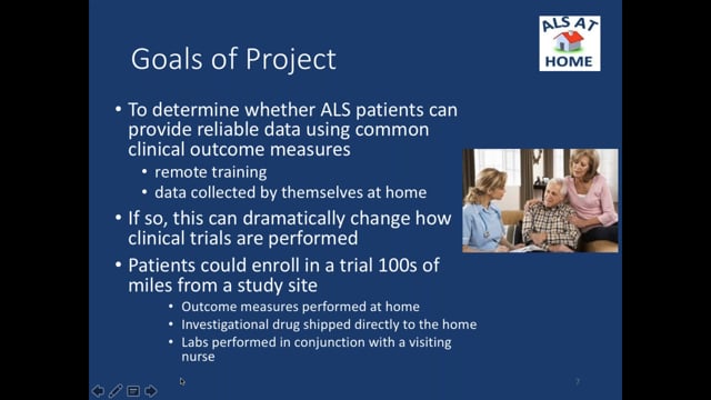 ALS AT HOME: Bringing research home to you Screen Grab