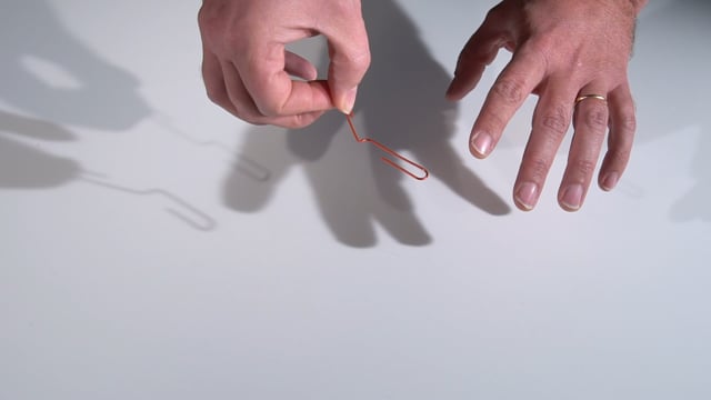 Video Self-bending Paperclip by Alvin Ling