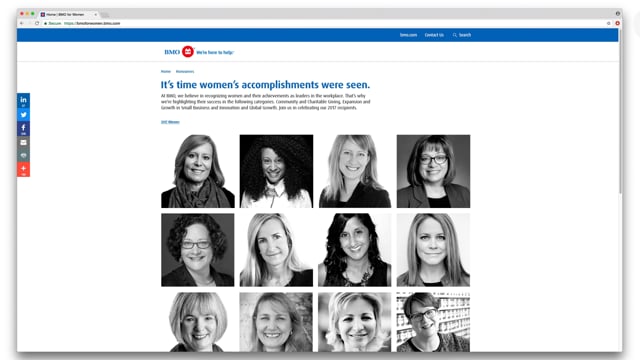 ⁣BMO Celebrating Women