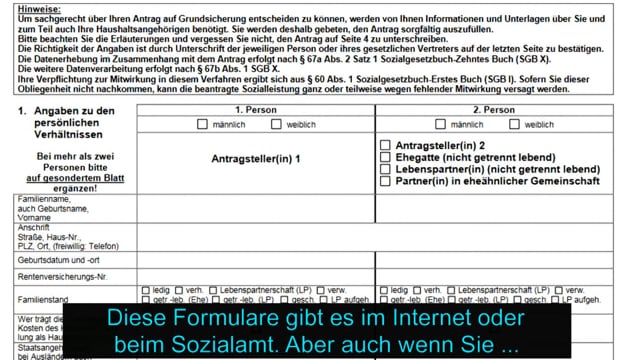 Ratgeber ‚Grundsicherung im Alter und bei Erwerbsminderung‘ (UT)