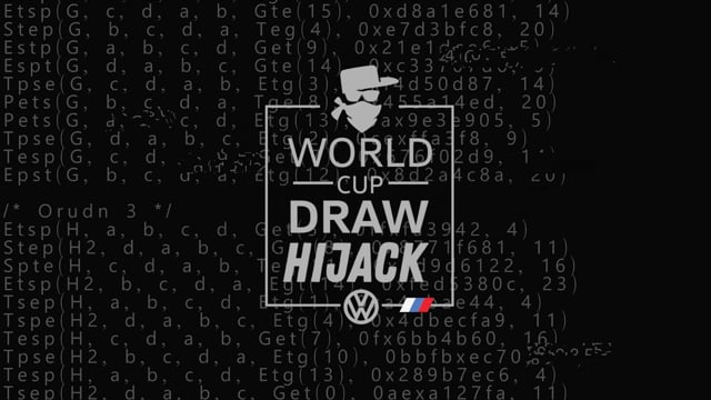 World Cup Draw Hijack 2018