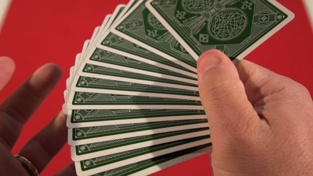 Video Green National Playing Cards