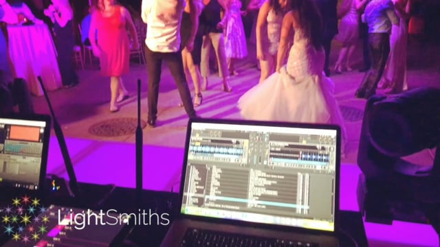 Suncadia wedding lighting video by LightSmiths