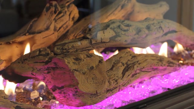Flare Modern Fireplace — click to watch installation video