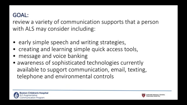 Proactive and Collaborative Consideration of Augmentative Communication Tools and Strategies Screen Grab