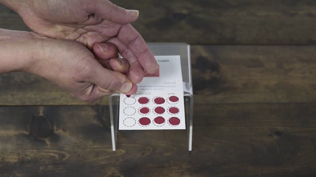 Hormone Testing: Blood Spot Collection