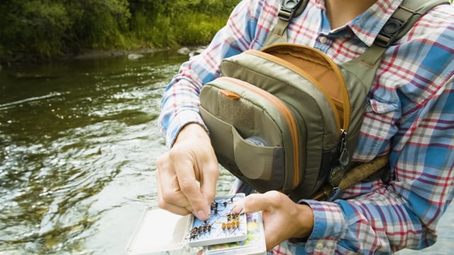 Fishpond Cross-Current Chest Pack - compact fly fishing pack with net slot and magnetic workstation