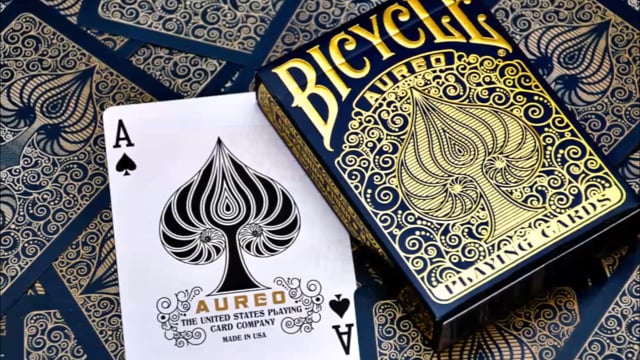 Video Bicycle - Aureo Playing Cards