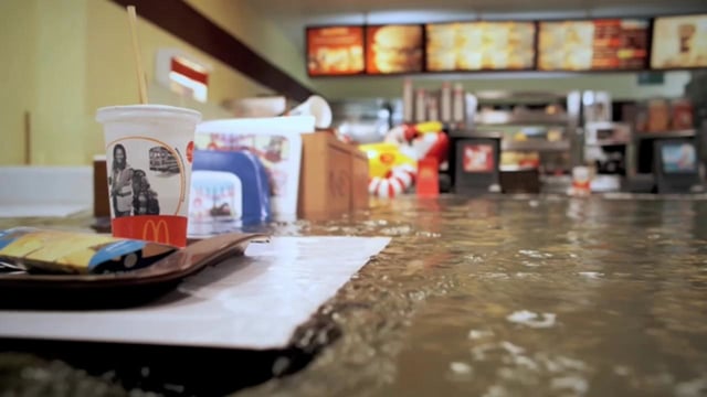 Flooded McDonald's