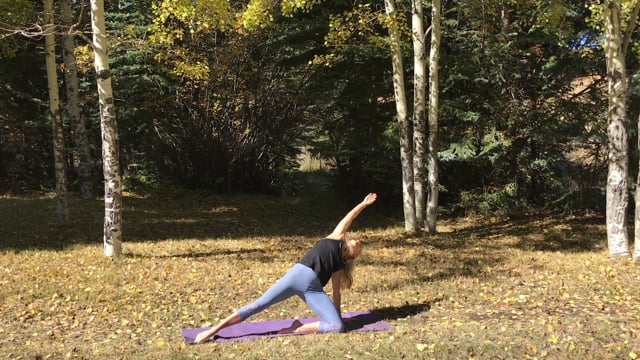 Yoga In The Beauty Of Fall