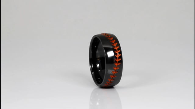 S.F. GIANTS Baseball Ring in Black and Orange - Rings