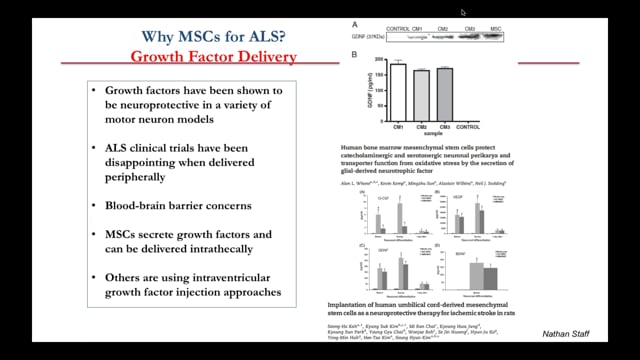 Update on Stem Cell Trials in ALS: NurOwn and Other Studies Screen Grab