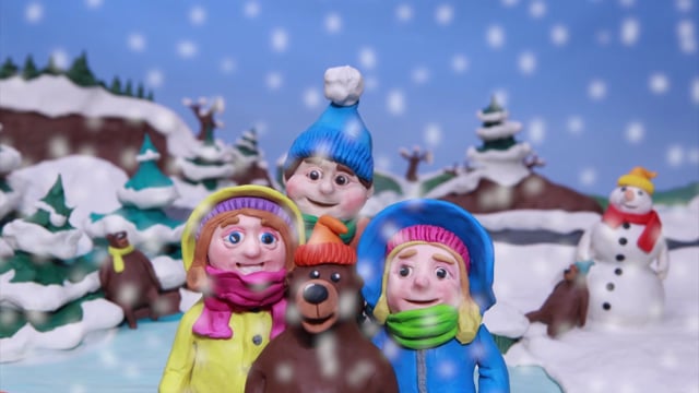 claymation - ZIMA by monika kuczyniecka