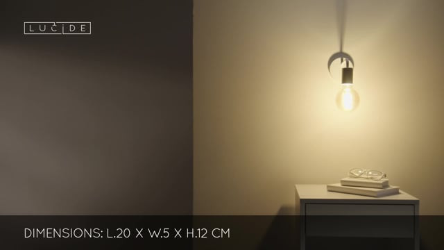 Lucide 45265/01/31 SCOT - Nástěnná retro bílá lampička, 1 x E27