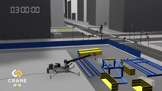 Herkules CM215 crane assembly video