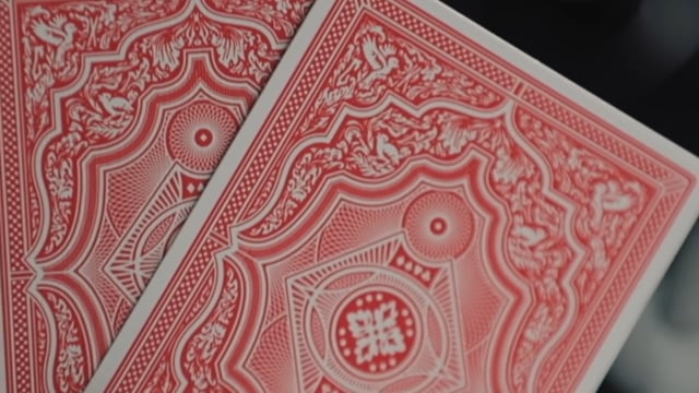 Video Cohort Red Playing Cards 