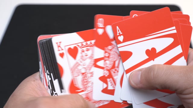 Foto Wavy Playing Cards
