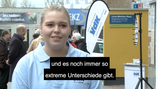 Junge VdK-Mitglieder setzen sich für eine gute Rente ein